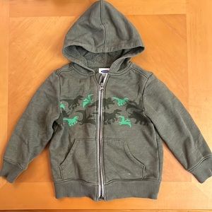 Dinosaur themed Old Navy hoodie